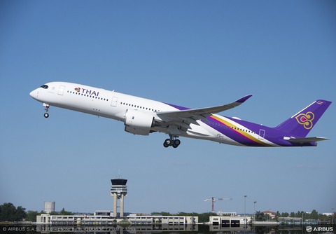 THAI A350 XWB first flight_2