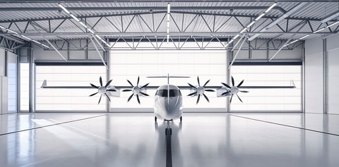 ES-19 in Hangar