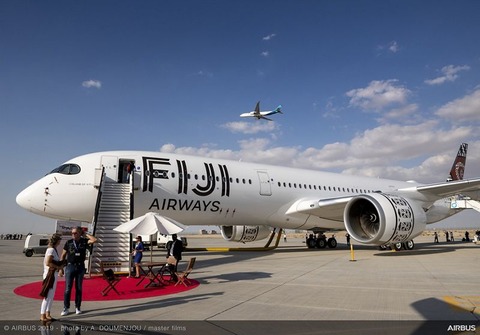 A330neo Airbus Flying display at Dubai Airshow 2019 Day 1