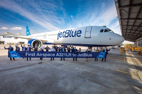 First Airspace A321LR to Jetblue